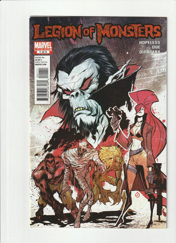 Legion Of Monsters #1 Marvel Comics Elsa Bloodstone Ingles (Usado)