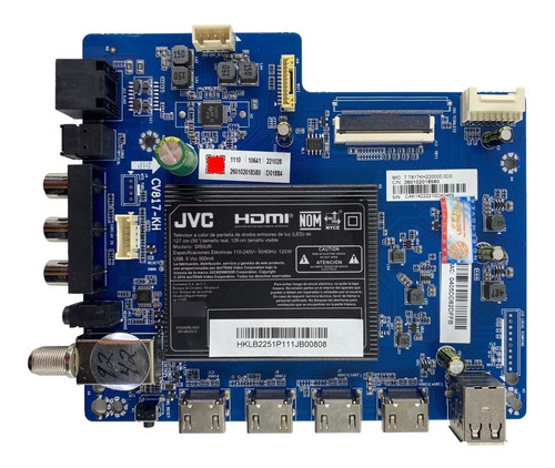 Main + Tcon Jvc Cv817-kh Pt500gt02-8 Si50ur