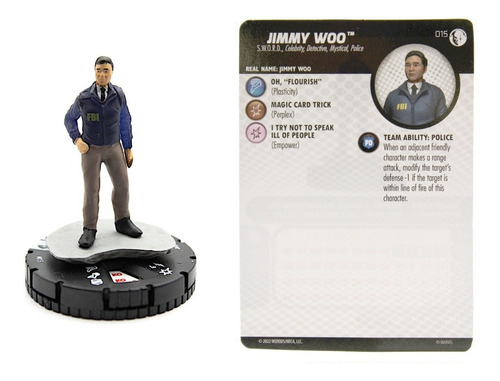 Heroclix Jimmy Woo #015 Marvel Studios Disney Plus