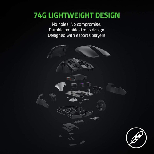 Imagen 3 de 7 de Mouse De Juego Inalámbrico Razer Viper Ultimate + Dock Carga