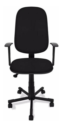 Cadeira de escritório Ecoflex 382-GIR gamer ergonômica  preta com estofado de tecido