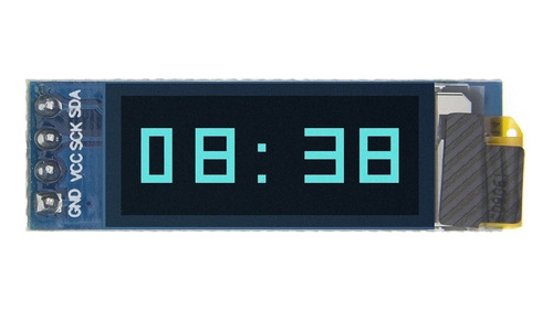 Display Oled 0,91 128x32 I2c Iic Azul Arduino