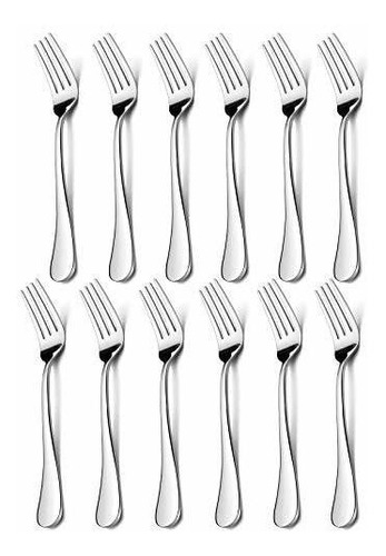 12-pieces Salad Forks, Haware Stainless Steel Small Dessert 