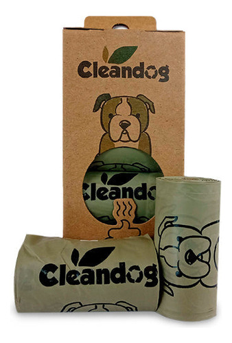 Cleandog Bolsas Biodegradables Para Desecho De Perro 120 Uni