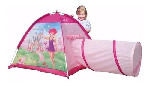 Casita Carpa Infantil Tunel Niños Castillo Pelotero Iplay 6