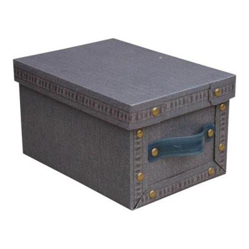 Caja Organizadora Cartón Micro Simil Jean 31 X 22 X 13 Cm