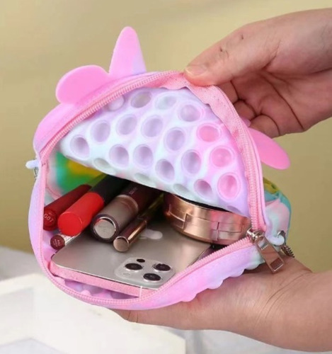 Imagem 3 de 7 de Bolsa Bag Pop-it Fidget Toy Empurre Bolha Anti-stress 20 Cm