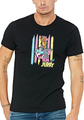 Poleras Con Diseño Tom Y Jerry Colors Dtf