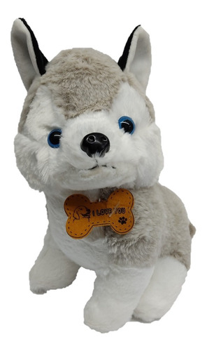 Peluche Cachorro Husky Perro Siberiano 25 Cm