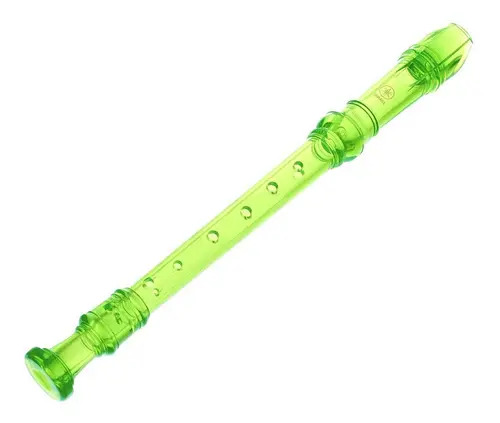 Flauta Yrs Yamaha Doce Soprano Germánica de 20 g con tapa verde lima