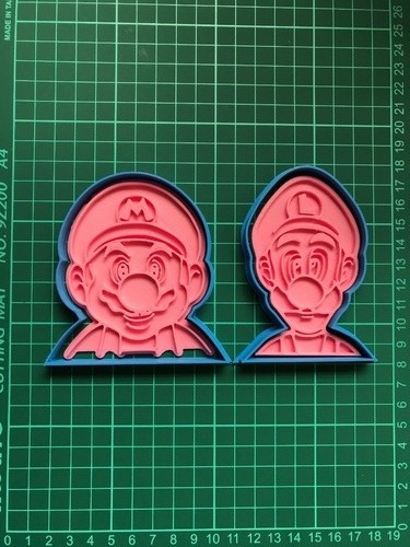 Cortantes Galletita Mario Y Luigi