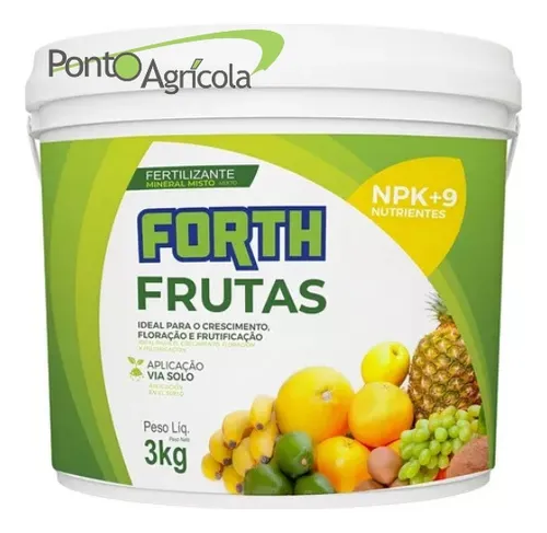 Adubo Fertilizante Frutas Forth 3kg - Pomar Frutificação