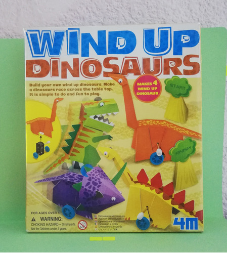 Juego Educativo Wind Up Dinosaurios De Cuerda