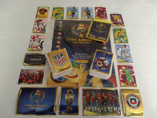 Set Copa America Centenario 2016 + Barajitas A Pegar 