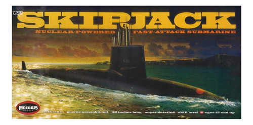 Uss Skipjack Submarine 1 72 Moebius 40  Largo