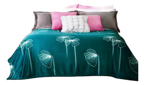 Cobertor Ligero Ultrasuave King Size / Queen Size Suspiro Verde