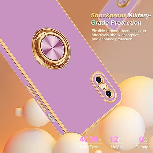 Funda Para iPhone XS iPhone X iPhone X/xs Lavender Morado-02