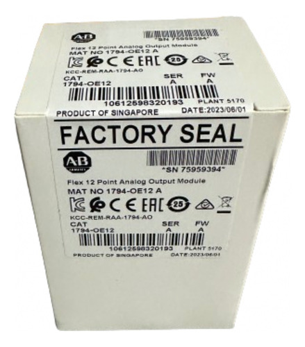 1794-oe12 Clp Allen-bradley Flex I/o Analógico Output Module