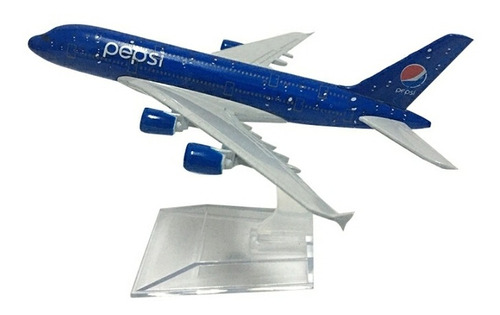 Avión Pepsi A380. Metálico Colección. 16 Cms. Nuevo.