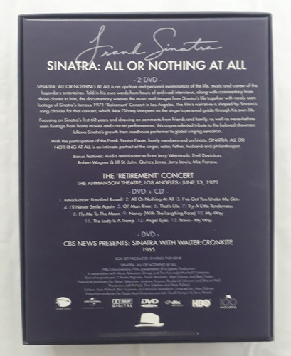Box 5x Cd (nm) Frank Sinatra All Or Nothing At All Ed Eu Ltd