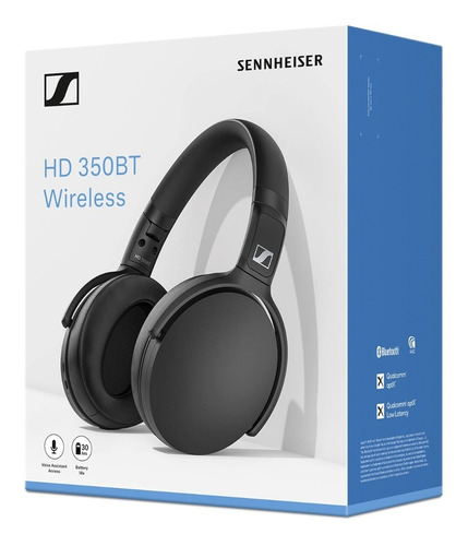 Imagen 5 de 8 de Auriculares Inalambricos Vincha Sennheiser Hd 350bt Wireless