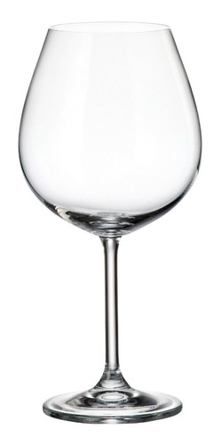 Imagen 4 de 7 de Copón Vino Cristal Bohemia Colibrí 650ml Set X 12