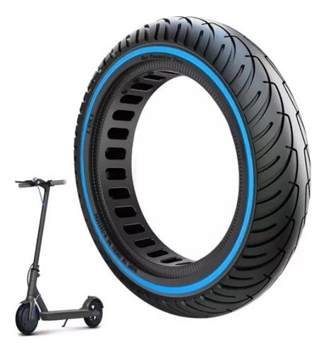 Llanta Solida Linea De Colores Para Scooter Eléctrico 8.5in