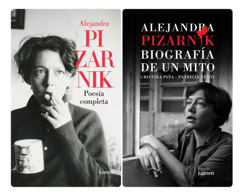 2 Libros Poesía Completa Pizarnik Biografía De Un Mito Lumen