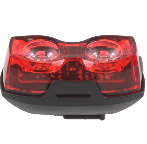 Imagem 6 de 6 de Luz Led Bicicleta Traseira Dois Olhos Efeito Policia Confira