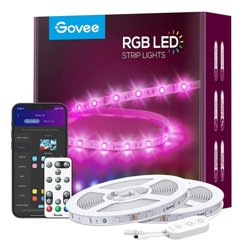 Govee Smart Led Strip Lights, 50ft Wifi Led Lights With A...