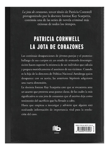 Libro Jota De Corazones De Patricia Cornwell