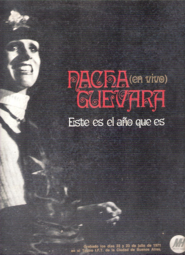 Nacha Guevara En Vivo: Este Es El Año Que Es / Lp Music Hall