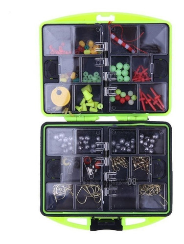 24pcs / Set Assorted Fishing Tool Kit Caja De Aparejos Full 