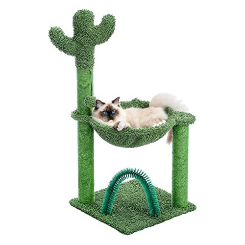 Árbol De Gato De Cactus Gatos Medianos Arco Autogroomi...