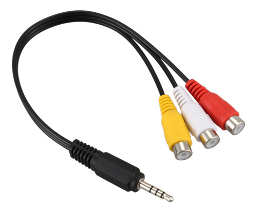 Conector Macho De 3,5 Mm A Cable Av De Audio Y Vídeo Hembra