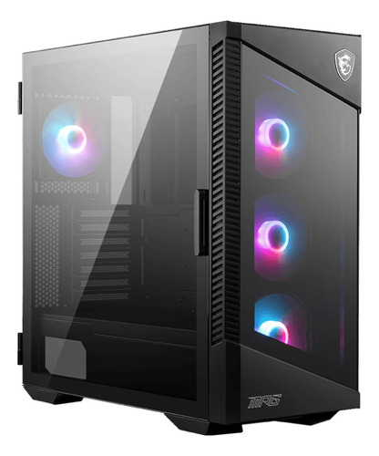 Gabinete Msi Velox 100r Media Torre Cristal Templado Argb