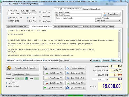 Programa Para Auto Peças Com Estoque E Financeiro V3.0 Plus