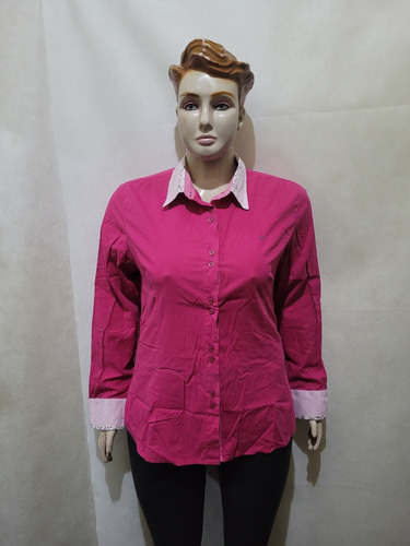 Blusa Camisete Rosa Via Oratoria G Usado Bom Estado