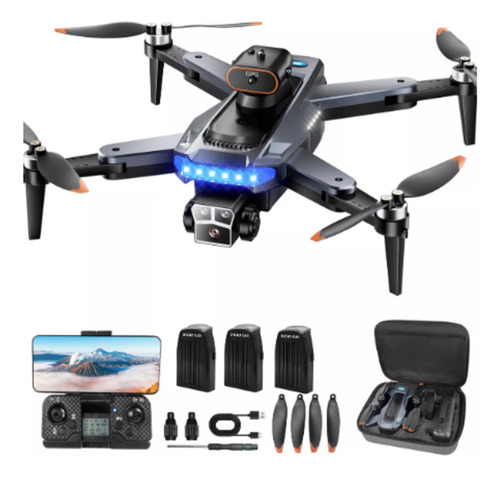 Drone 4k Dual Cámara Hd Gps 5g Wifi Fpv 3 Baterías
