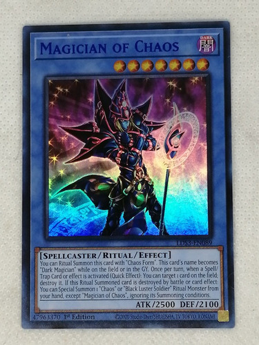 Magician Of Chaos Ultra Yugioh