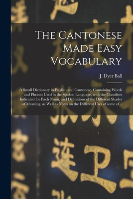 Libro The Cantonese Made Easy Vocabulary; A Small Diction...