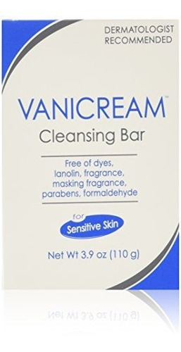 Barras - Vanicream Cleansing Bar 3.9 Oz For Sensitive Skin, 