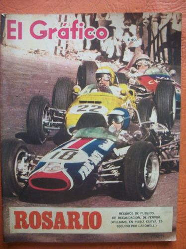 El Grafico 2417 1/2/1966 Automovilismo En Rosario Williams