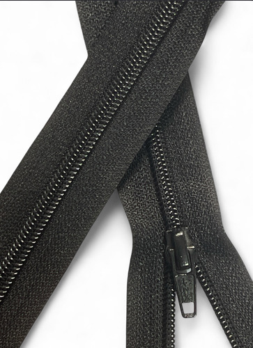 Cierre Lynsa Desmontable 75cm X 12 Unidades Negro