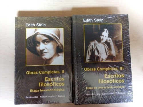 Paquete Dos Libros Obras Completas Edith Stein