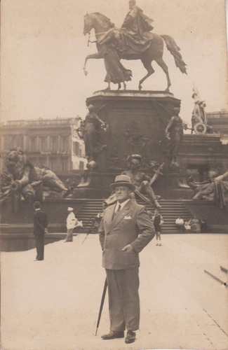 Berlin 1936 Fotografia De Persona En Calle Alemania Germany