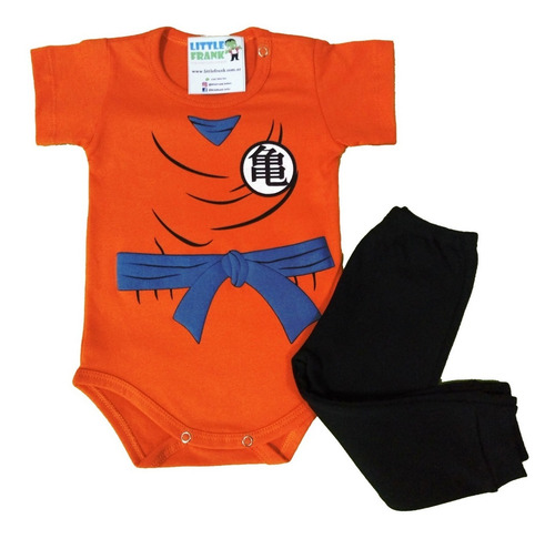 Conjunto Bebe Dragon Ball Body Manga Corta Y Pantalon Little Frank Conjunto Bebe Dragon Ball Body Manga Corta Y Pantalon Little Frank