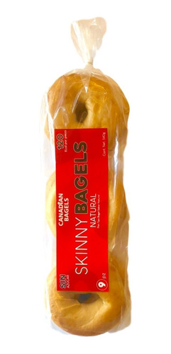 Canadian Bagels Skinny Naturales 6pz 540gr