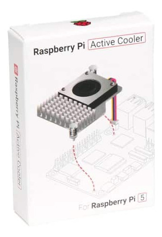 Active Cooler Dissipador/alumínio Raspberry Pi5 Original