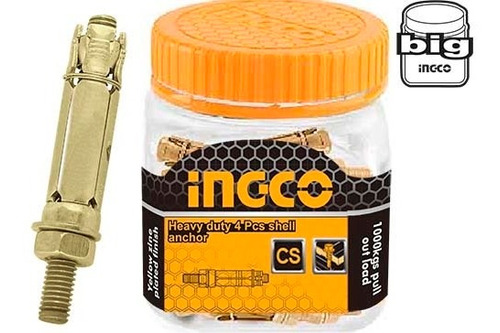 Ingco  Ramplug Metalico C/tornillo M6 55